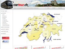 Tablet Screenshot of cartour.ch